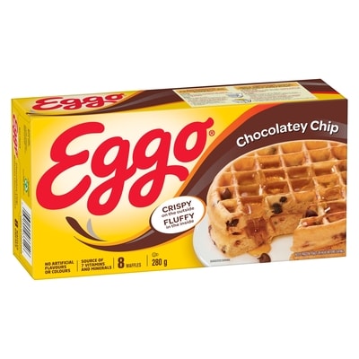 Kellogg’s Gaufres Eggo chocolatées 280 g, 1,43 $/100g