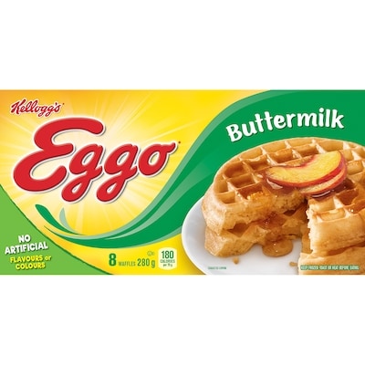Kelloggs Eggo Waffles Buttermilk 280 g, $1.53/100g