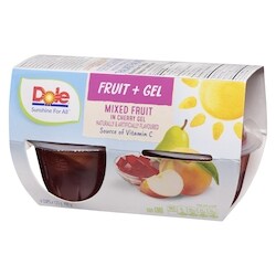 Dole Parfait Mixed Fruit in Cherry Gel - 4x123.0 g | Your
