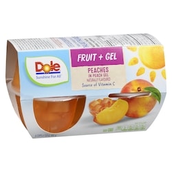 FRUITS　no95-98 Dole Parfait Fruit in Peach Gel, Peach - 4x123.0 g | Zehrs