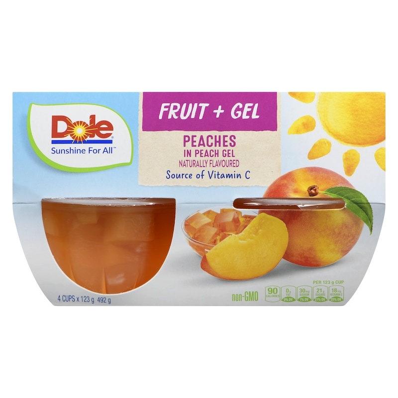 Parfait Fruit in Peach Gel, Peach
