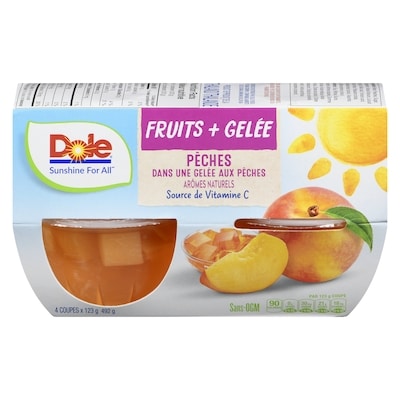 Dole Fraises et bleuets, en dés 4x123.0 g, 0,87 $/100g