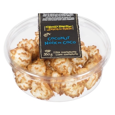 Farmer's Market Macaroons 350 g, $2.00/100g