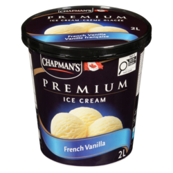 Chapmans Premium French Vanilla Ice Cream 2 l, $0.28/100ml