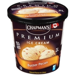 Chapmans Premium Butter Pecan Ice Cream 2 l, $0.25/100ml