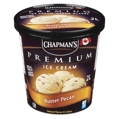 Chapmans Premium Butter Pecan Ice Cream 2 l, $0.33/100ml
