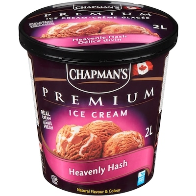 Chapmans Premium Heavenly Hash Ice Cream 2 l, $0.35/100ml