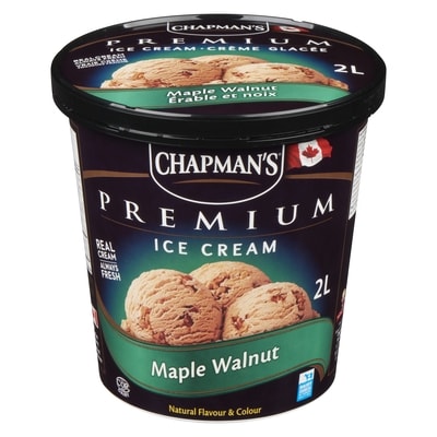 Chapmans Premium Maple Walnut Ice Cream 2 l, $0.33/100ml