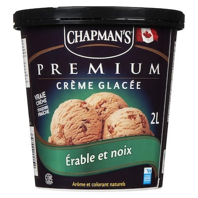 Premium crème glacée  l'érable et noix