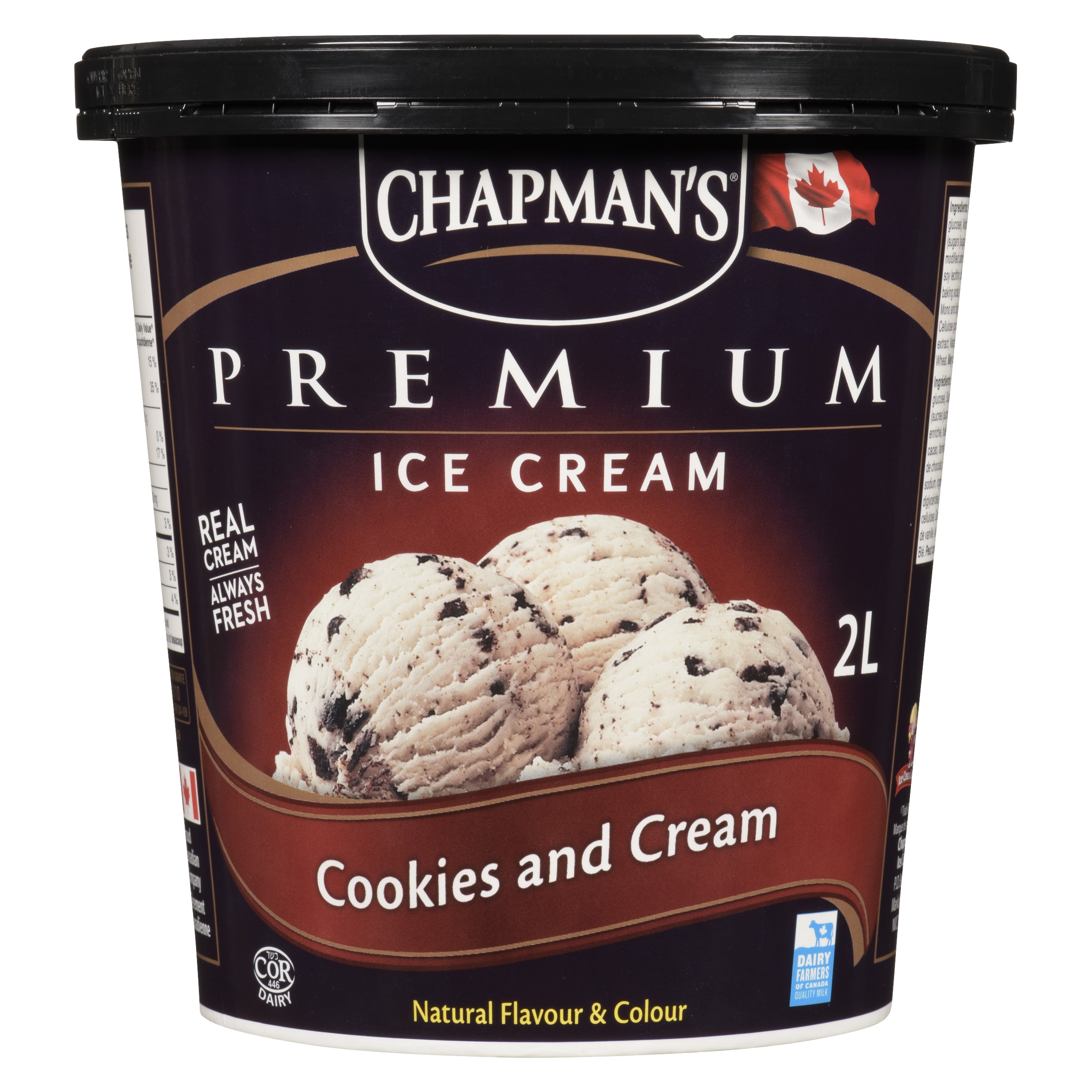 Chapmans Premium Cookies & Cream Ice Cream - 2 l | Dominion Stores