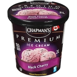 Chapmans Premium Black Cherry Ice Cream 2 l, $0.40/100ml