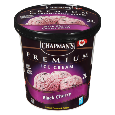 Chapmans Premium Black Cherry Ice Cream 2 l, $0.28/100ml