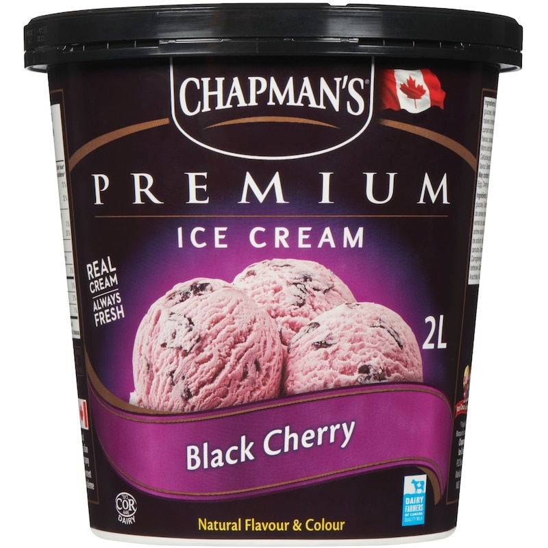 Premium Black Cherry Ice Cream