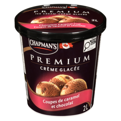 Chapman’s Premium crème glacée coupes de caramel et chocolat 2 l, 0,45 $/100ml