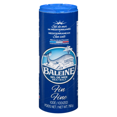 La Baleine Sea Salt, Fine Crystal 750 g, $1.07/100g
