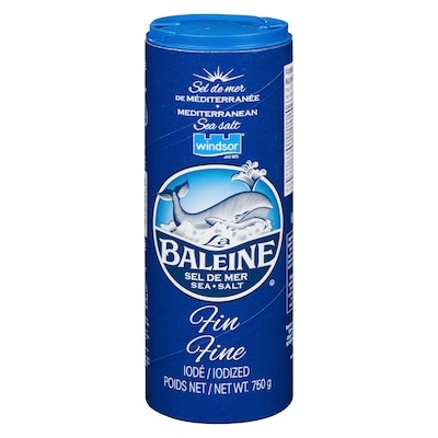 La Baleine Sel de mer fin 750 g, 1,00 $/100g
