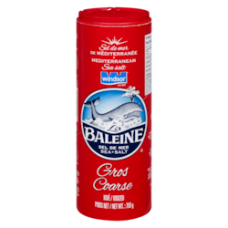 La Baleine Sel marin grossier 750 g, 0,84 $/100g