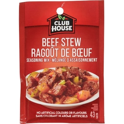 Club House Beef Stew Seasoning Mix 43 g, $5.79/100g