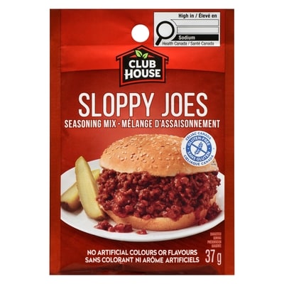 Club House Sloppy Joes, Gluten-Free Seasoning Mix 37 g, $2.70/100g