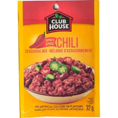 Club House Spicy Chili Seasoning Mix 32 g, $7.78/100g