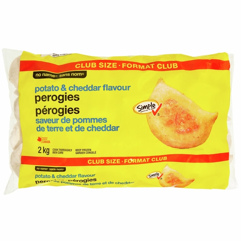 Potato and Cheddar Flavour Perogies Club Size