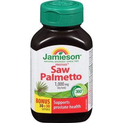 Jamieson Prostease Saw Palmetto 60 ea, $0.35/1ea
