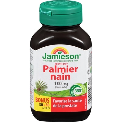 Jamieson Palmier nain Prostease 60 ea, 0,43 $/1ch