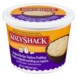 Kozy Shack Tapioca Pudding Tubs 624 g, $0.72/100g