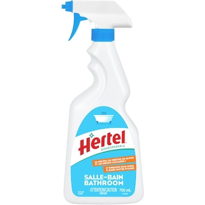 Hertel Biodégradable Nettoyant Salle de Bains Éclat d'Agrumes 700 ml, 0,54 $/100ml