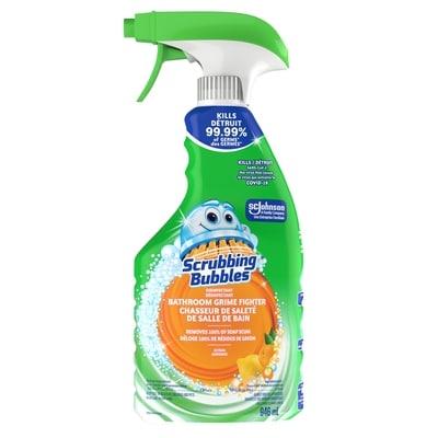 Scrubbing Bubbles Bathroom Grime Fighter Disinfectant Cleaner Trigger, Citrus Scent 950 ml, $0.53/100ml