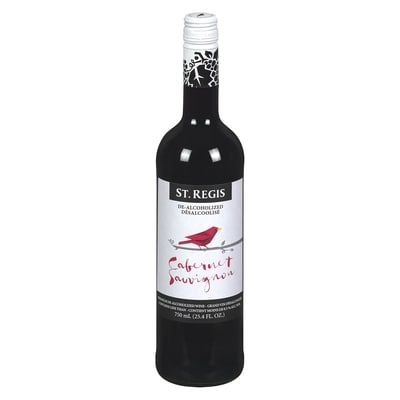 St. Regis Red Cabernet Sauvignon Dealcoholized Wine 750 ml, $1.07/100ml