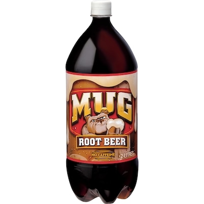 Mug Root Beer Soda 2 l, $0.20/100ml