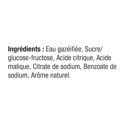 Boisson gazeuse citron-lime