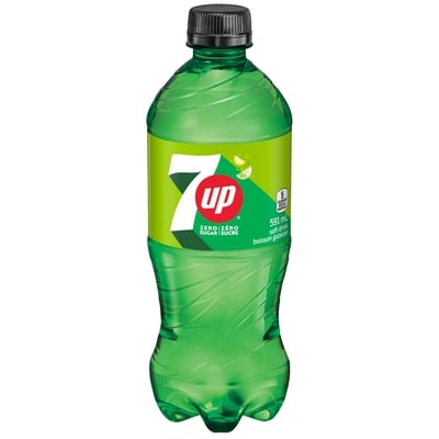 7Up Zero Sugar Lemon Lime Soft Drink 591 ml, $0.59/100ml