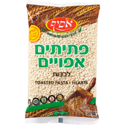 Asif Kosher Toasted Pasta Hearts 500 g, $0.80/100g