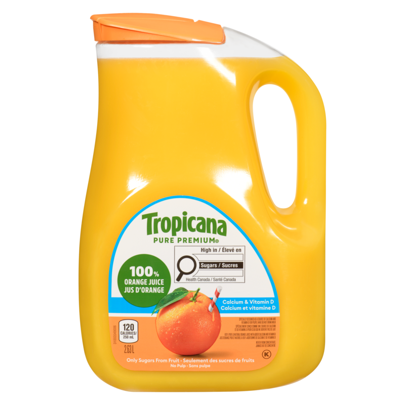 Pulp Free Orange Juice, Calcium & Vitamin D Added