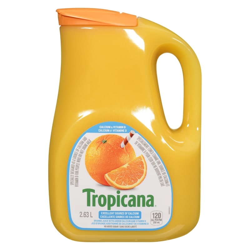 Pulp Free Orange Juice, Calcium & Vitamin D Added