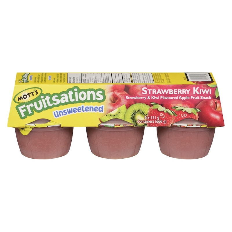 Fruitsations Unsweetened Strawberry Kiwi Apple Sauce