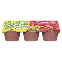 Mott's Fruitsations Unsweetened Strawberry Kiwi Apple Sauce