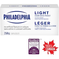 Philadelphia Light Cream Cheese Spread 250 g, $1.72/100g