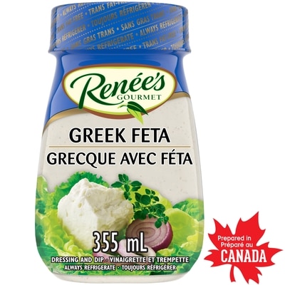 Renée’s Gourmet Vinaigrette grecque avec féta 355 ml, 1,97 $/100ml