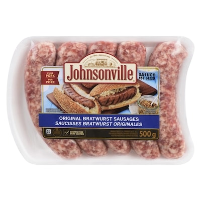 Johnsonville Original Bratwurst Sausage 500 g, $1.50/100g