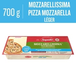 Saputo Fromage Mozzarellissima pizza mozzarella léger 700 g, 1,43 $/100g