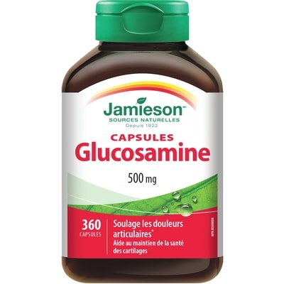 Jamieson Glucosamine Ordinaire 500 mg, 360 count 360 ea, 0,07 $/1ch