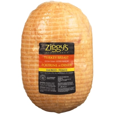 Ziggy’s Dinde fumée extra-maigre 39,90 $/1kg 18,10 $/1lb