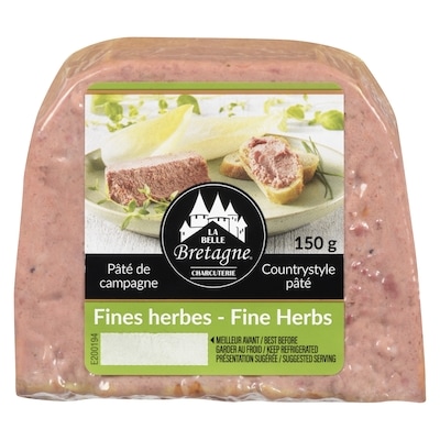 La Belle Bretagne Glazed Countrystyle Pâté, Fine Herbs 150 g, $2.67/100g