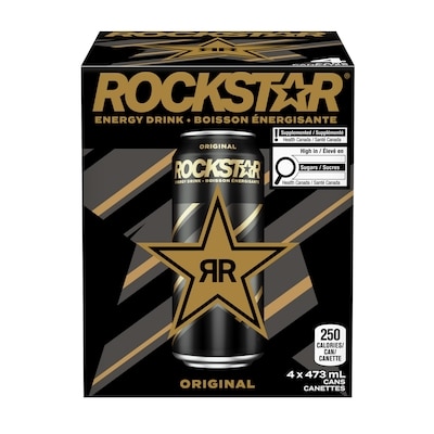 Rockstar Energy Drink  4x473.0 ml, $0.58/100ml