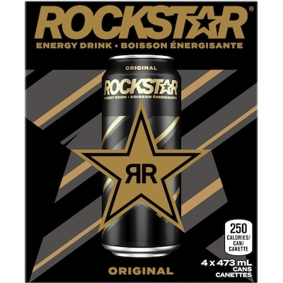Rockstar Boisson énergisante 4x473.0 ml, 0,48 $/100ml
