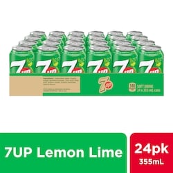 7Up Lemon Lime Soft Drink 24x355.0 ml, $0.15/100ml