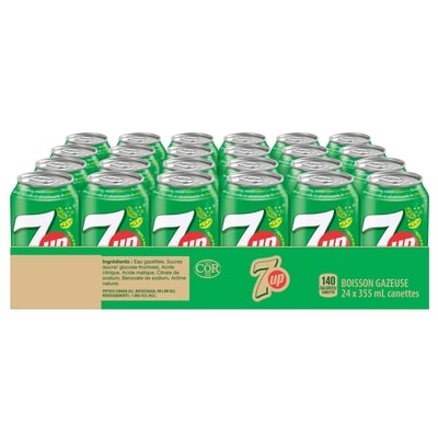 7 UP Boisson gazeuse citron-lime 24x355.0 ml, 0,18 $/100ml